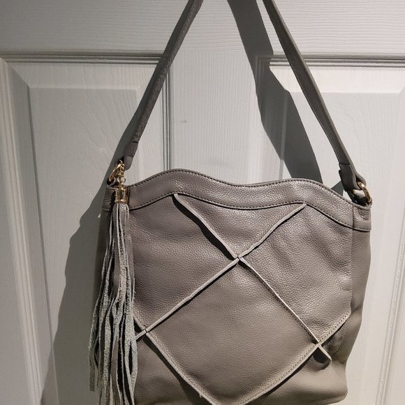 Nyla Noor Leather Shoulder Bag - Picture 1 of 7